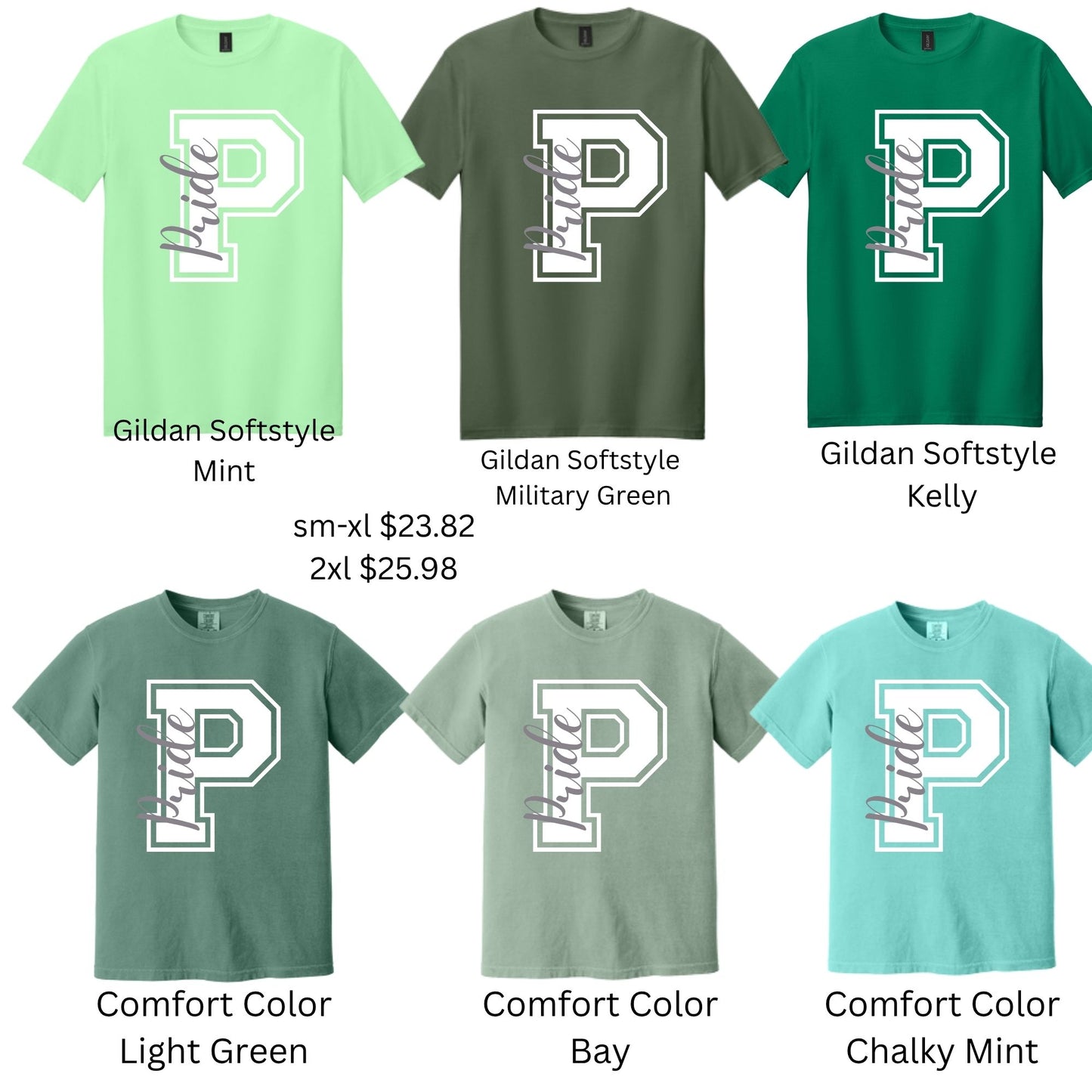 Green Short Sleeve AISD School Pride