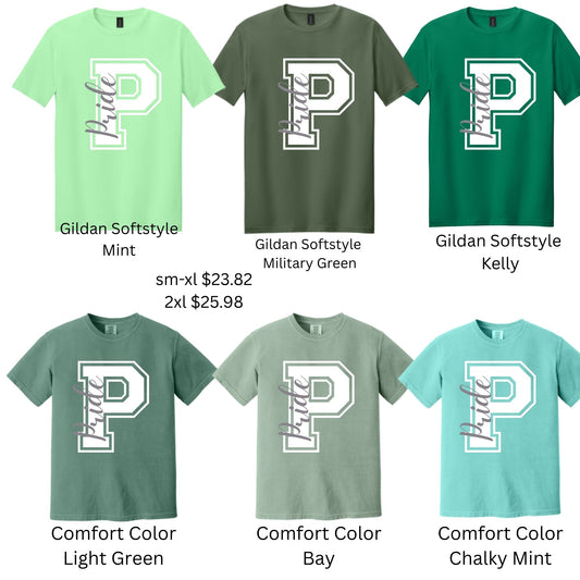 Green Short Sleeve AISD School Pride