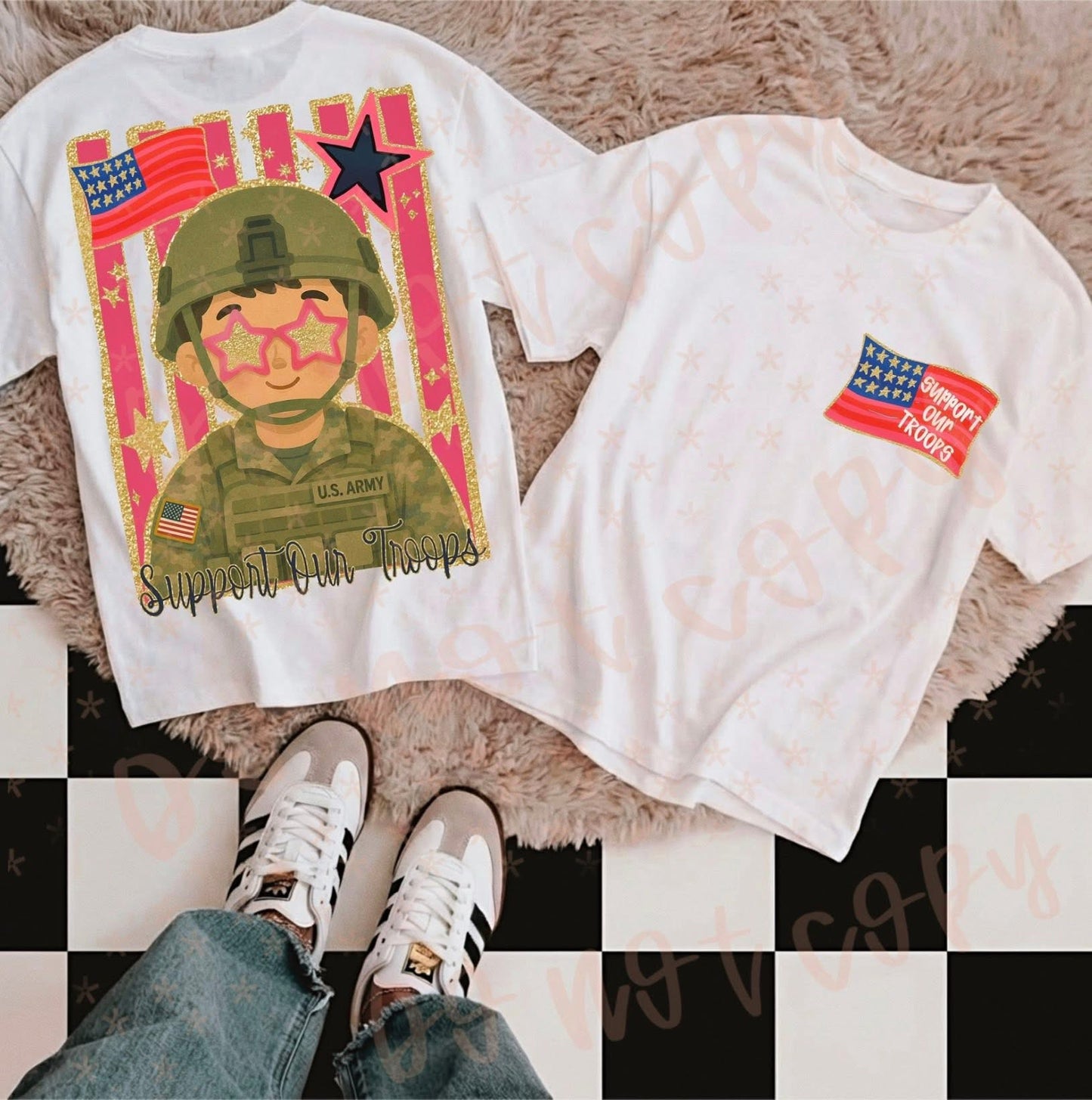 Support Our Troops Front Only