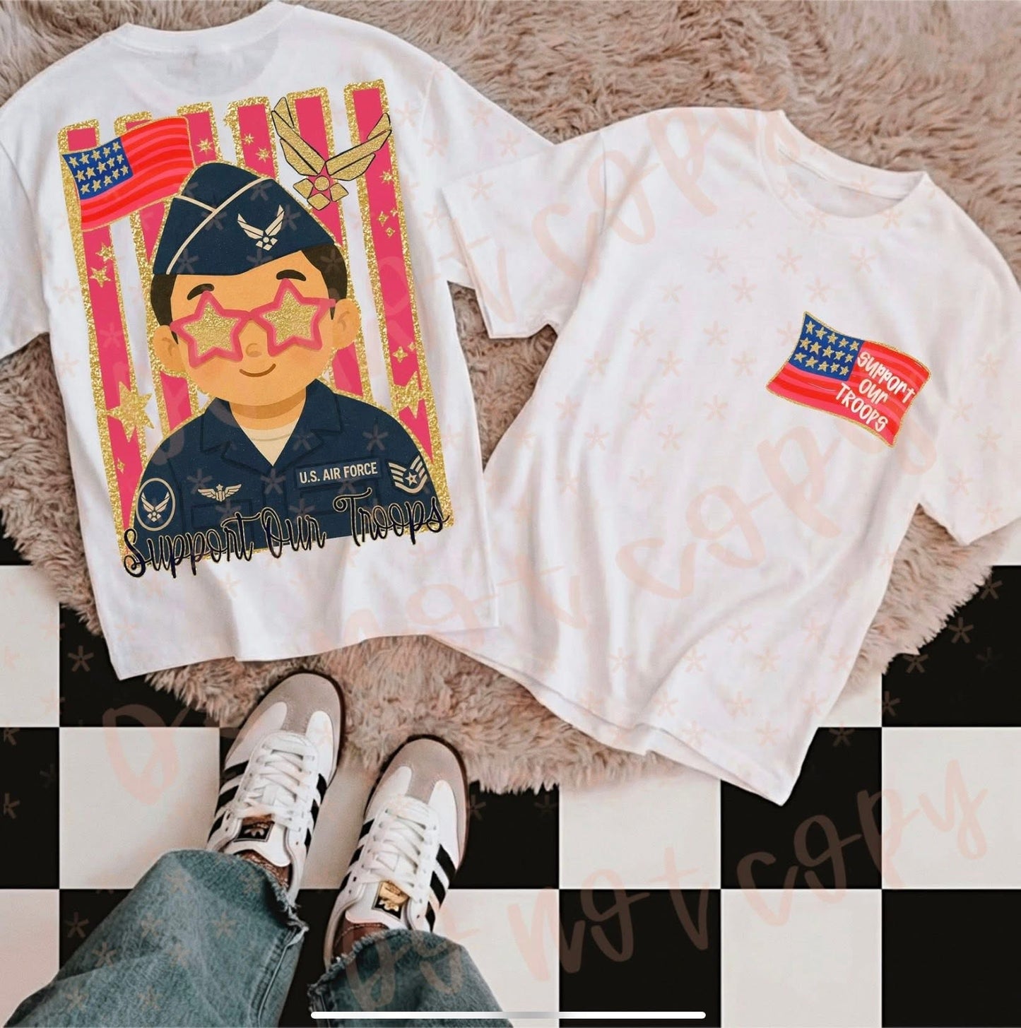 Support Our Troops Front Only