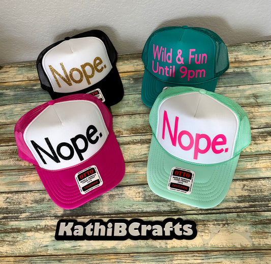 NOPE Trucker Hat