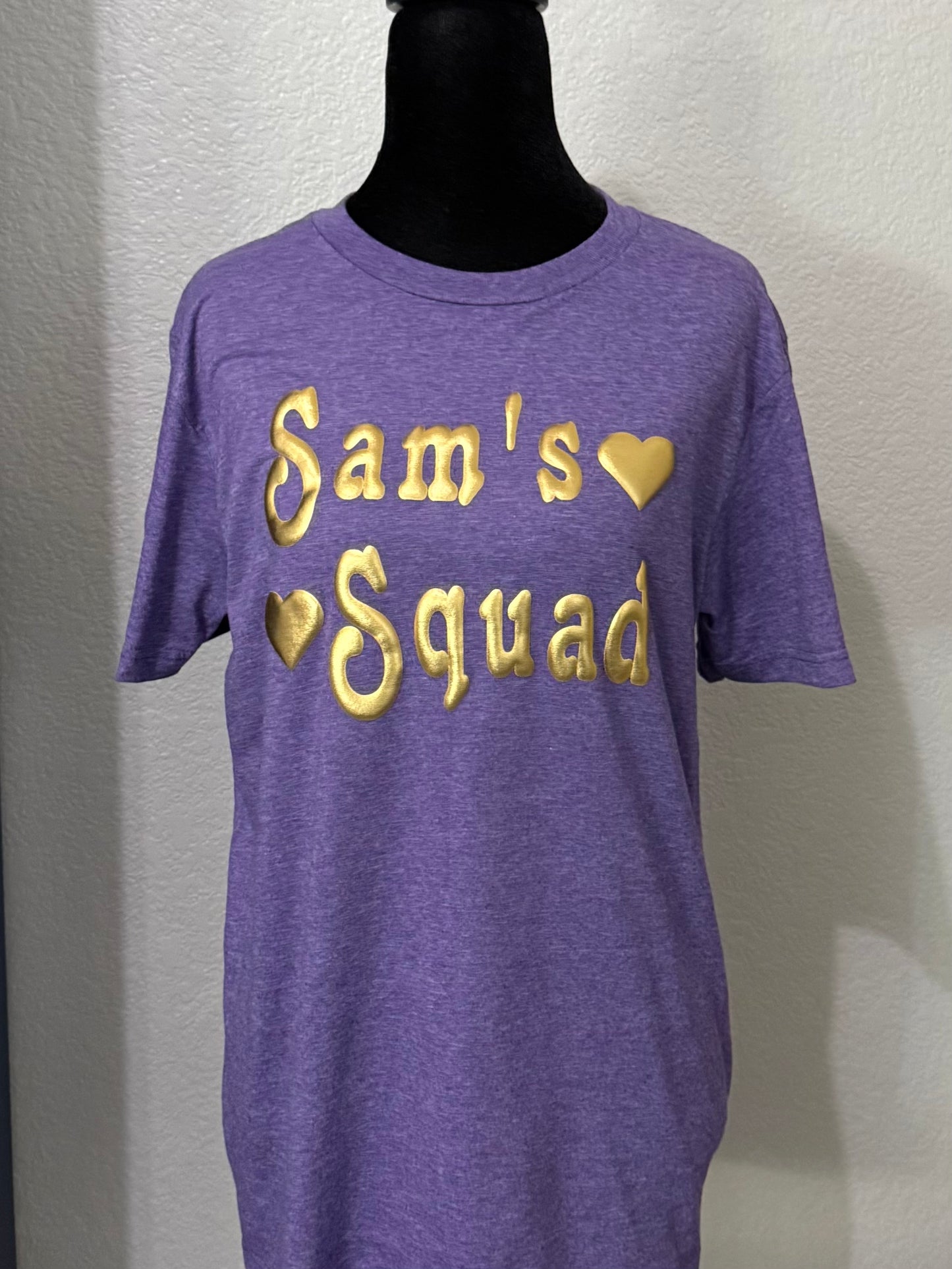 Sam's Squad Custom Shirts