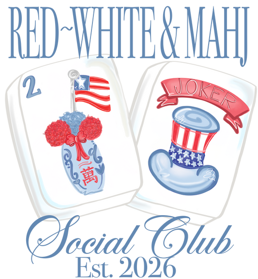 Red- White & Mahj Social Club