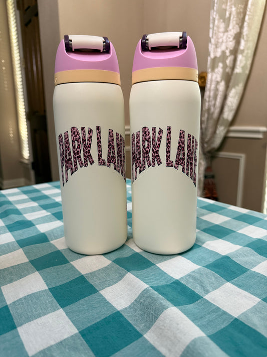 Custom Parklane Leopard Stickers for Water Bottles