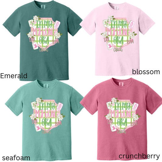 In My Mahjong Era Pink and Green Front Only