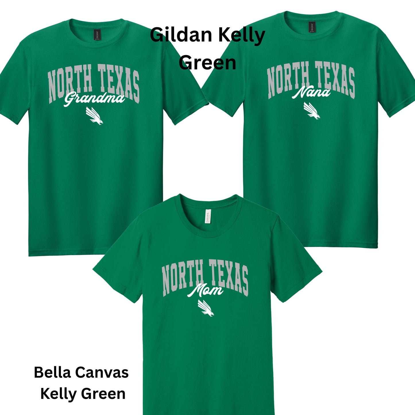 N Texas Mom, Grandma, Nana Shirts