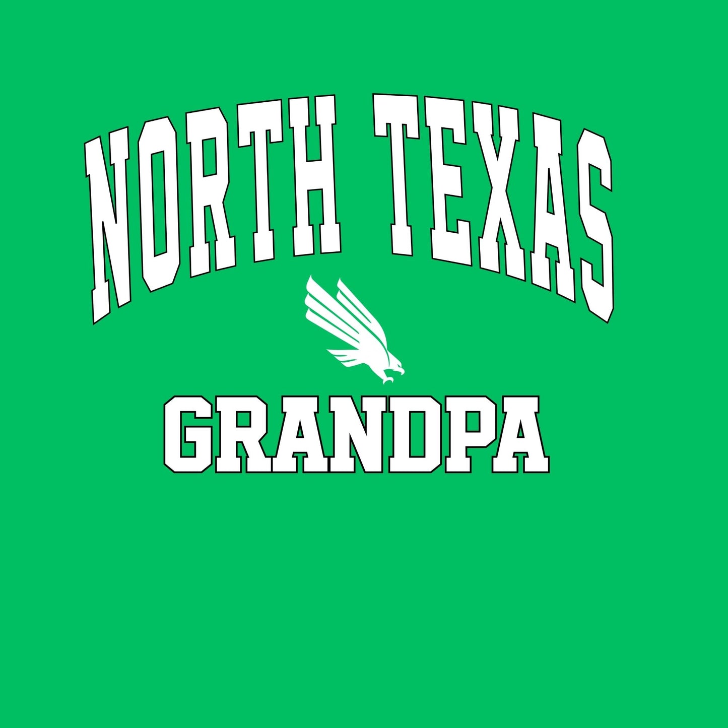 North Texas White Letters