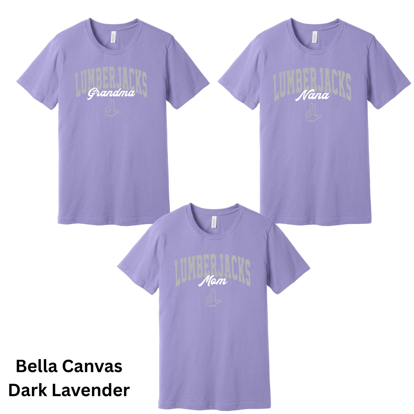 Lumberjacks Mom, Grandma, Nana Shirts
