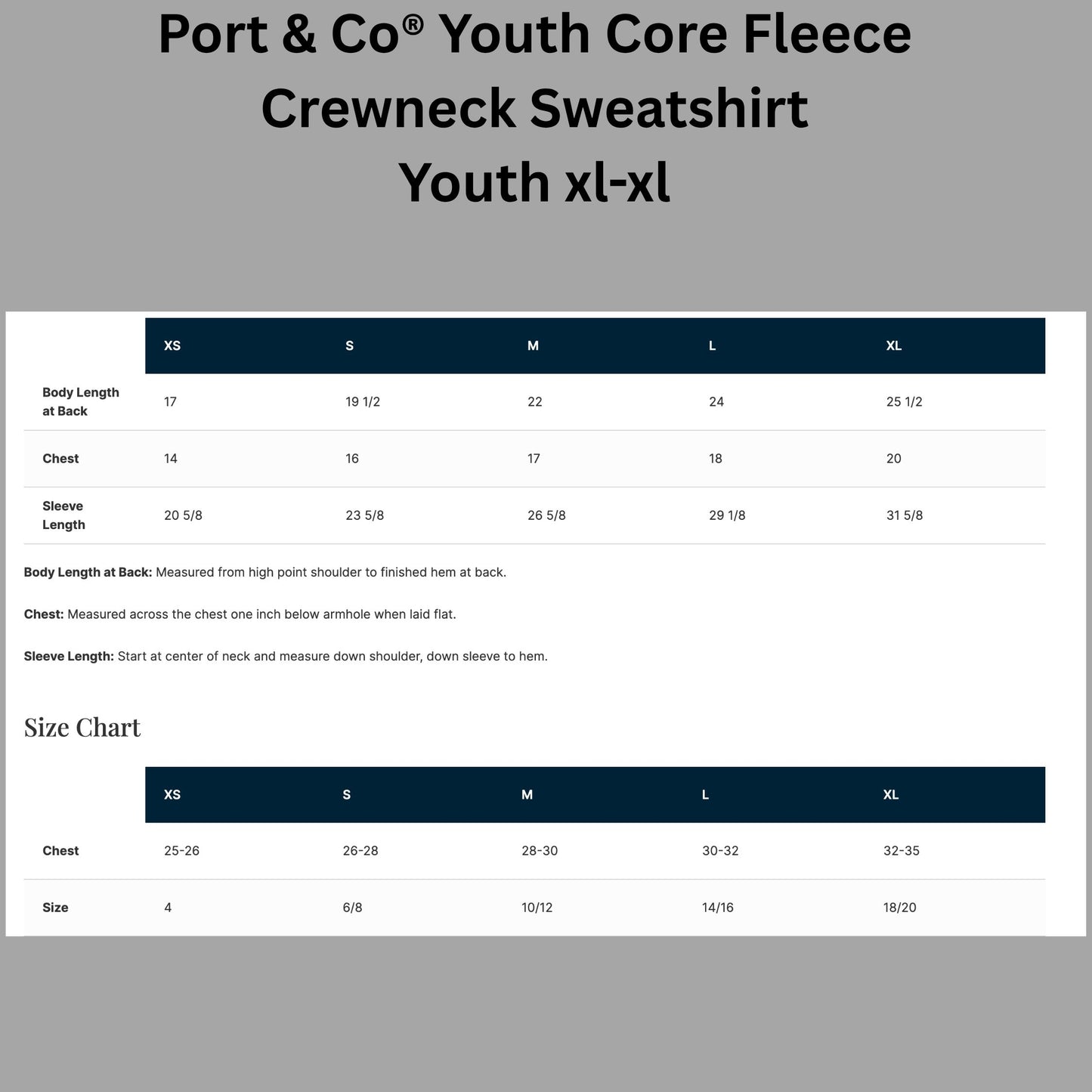 DP Youth Sweatshirt Port and Co