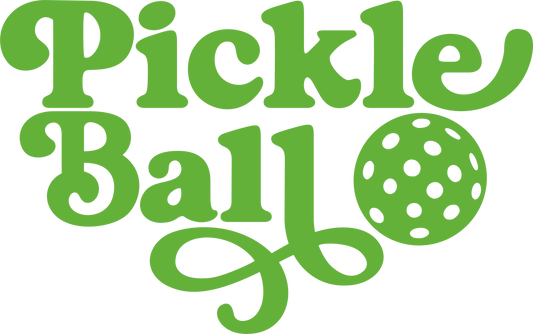 Pickle Ball- green font