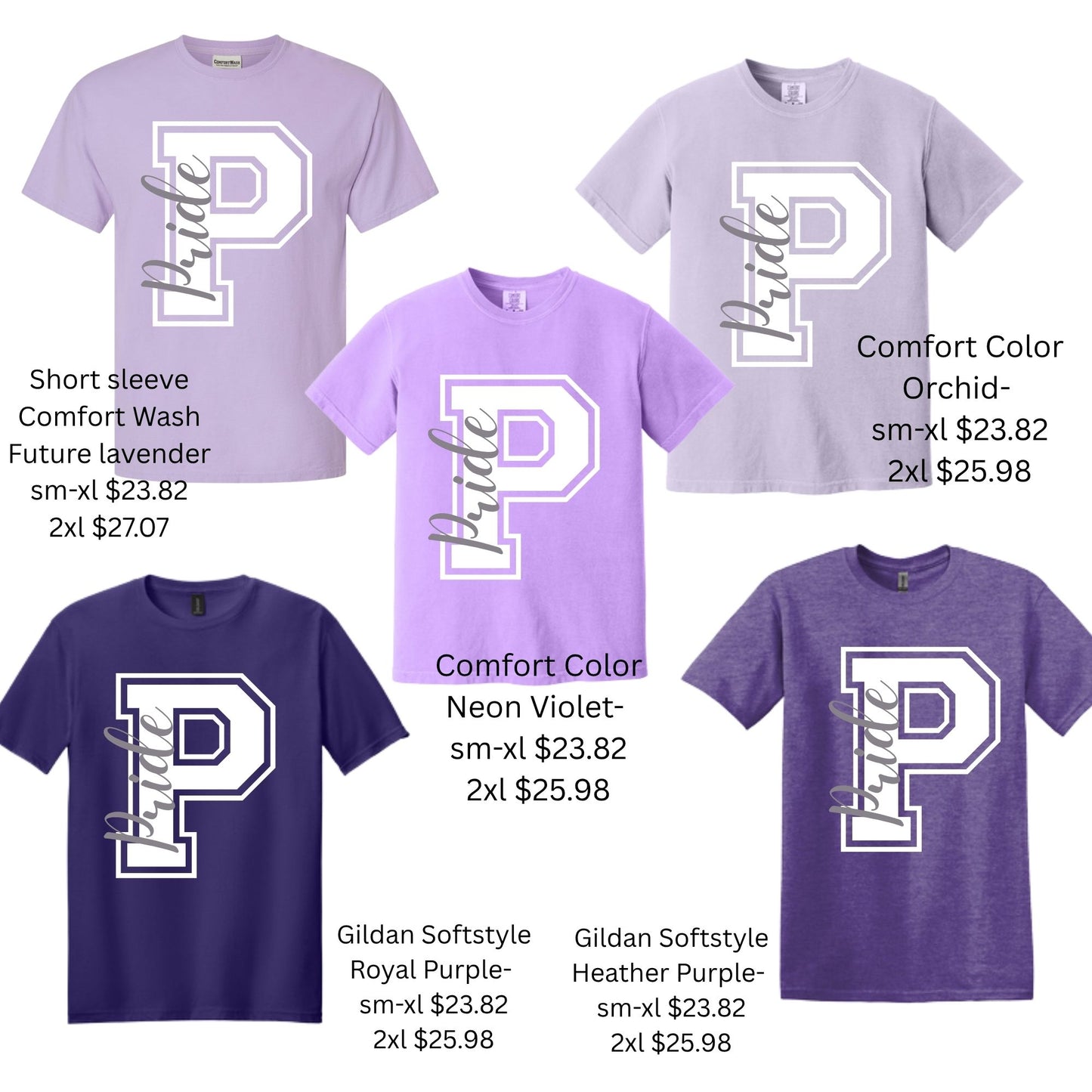 Purple Short Sleeve AISD School Pride