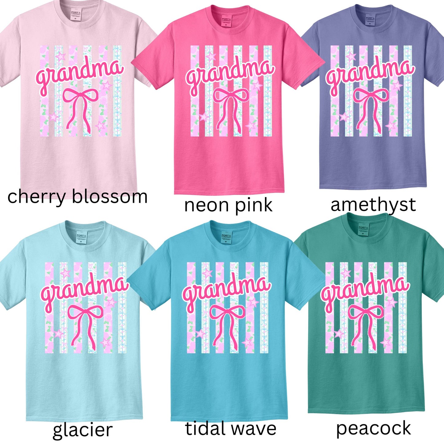 Grandma Stripes and Bow